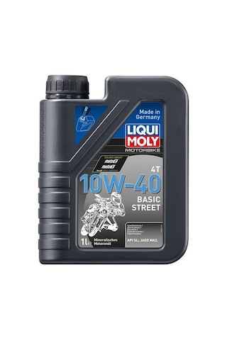 Liqui Moly 10W-40 Basic Street 4T Mineral Motosiklet Yağı 1 L