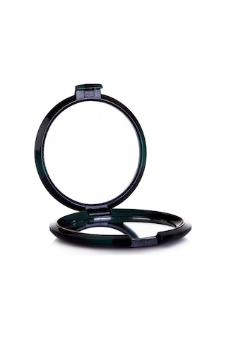 Kozel Extra Lux Kare İkili Çanta Tipi Makyaj Aynası Siyah - Yeşil 66