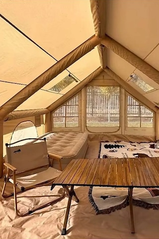 Onetick 12 Kişilik 4 Mevsim Şişme Kamp Çadırı Bej