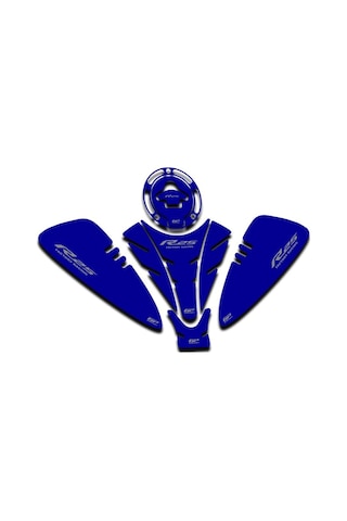 GP Kompozit  Yamaha R25 2019-2024 Uyumlu Tank Pad Seti Mavi