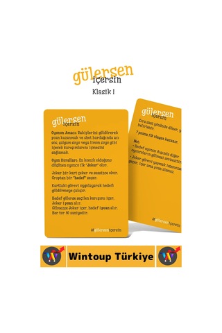 Oyun Eğlenceli Kız Erkek Grup Arkadaş Ortamı Komik Görev Ceza Kart Oyunu Gülersen İçersin-klasik 1