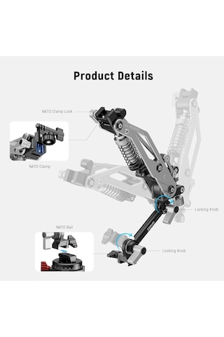 Neewer Ga022 Hydraulic Boom Arm Suction Cup