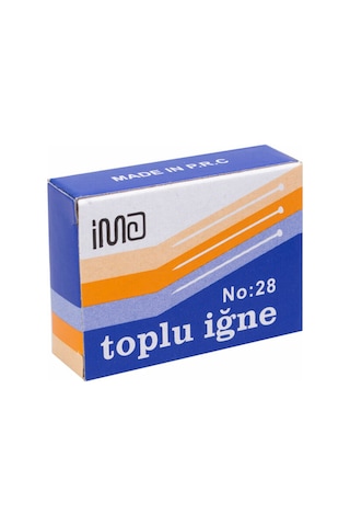 Toplu İğne Eko 090 No.028 0116 3036 9119 3678 Paket 24 Adet
