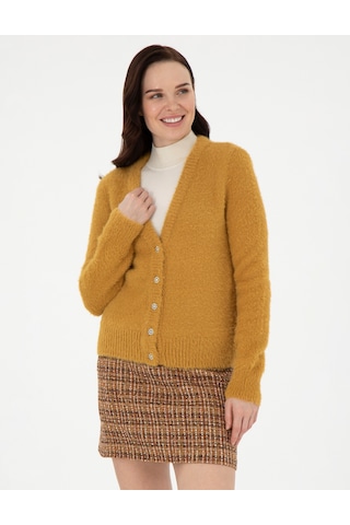 Pierre Cardin Kadın Safran Hırka Triko 50290576-vr043 Safran