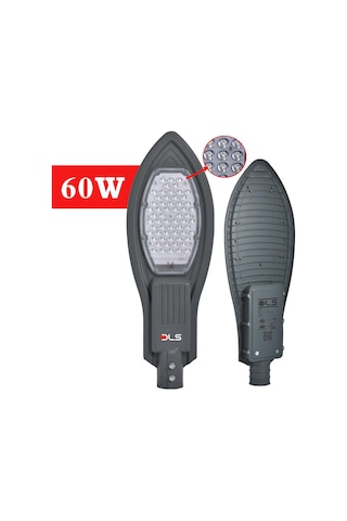 60w Led Yol Sokak Armatür Dls Park Bahçe Çevre Site Bina Dış Mekan Lamba Aydınlatma Ledli Sokak Armatürü Çok Renkli