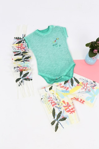 Toontoy Erkek Bebek Üçlü Takım Yeşil