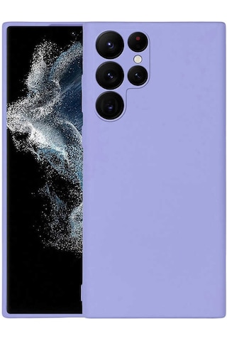Galaxy Uyumlu S22 Ultra Uyumlu Tchs Mara Lansman Kılıf-lila Lila