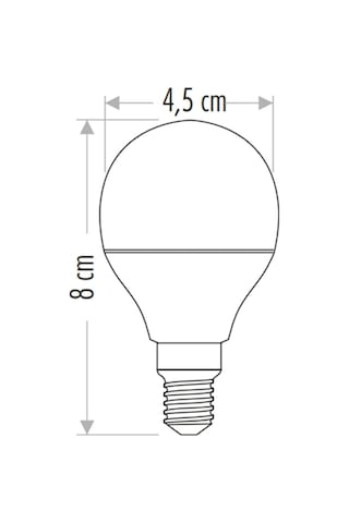 1 Adet Cata Ct 4233 6w Led Ampul 3200k Gün Işığı E14