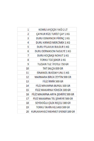 Biryağ Ayçiçek Yağı 2 Lt Kumanya Ramazan Paketi Erzak Kolisi 20 Parça