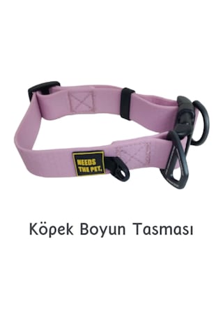 Interlaken Su Geçirmez Sağlam Pembe Köpek Boyun Tasması L Beden Pembe