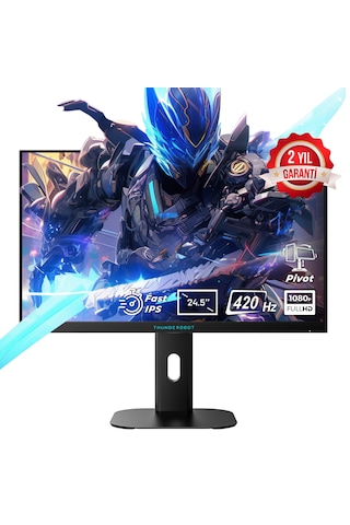 Thunderobot Zf25f400l-tur 24.5 İnç 420hz Full Hd Adaptive Sync Fast Ips Pivot Gaming Monitör