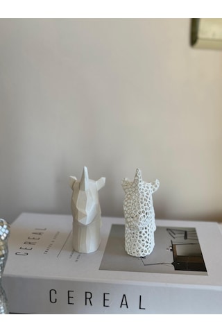 2 Adet Unıcorn At Modeli Dekoratif Obje