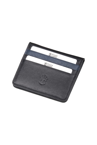 Ancora Leather Hakiki Deri Para Bölmeli Çıtçıtlı Portföy-unisex-26210 Siyah - Parlement