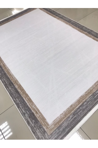 Merinos Halı Vista 76592 957 Serisi Triko Akrilik Salon Oturma Yatak Odası Halısı Krem - Gri - Bej