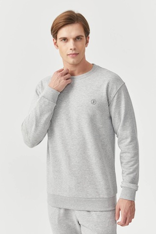 Jepublic Erkek Sweatshirt-j242409 Gri