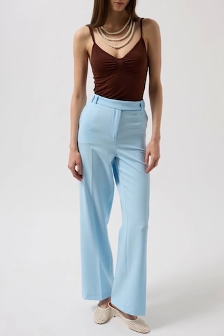 Defymoda Bel Kemerli Pantolon Bebe Mavi