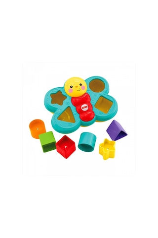 Fisher Price Şekil Eşleştirme Arkadaşı Kelebek - Eğitici Bebek Oyuncağı 6+ Ay