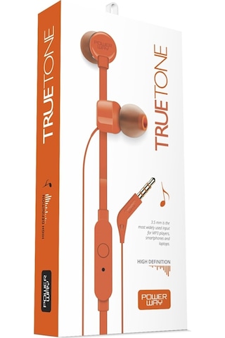 Powerway Truetone Mikrofonlu Stereo Kulak İçi Kulaklık