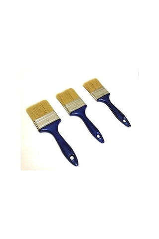 Asemu Kestirme Boya Badana Fırçası Tüm Numaralar Plastik Saplı