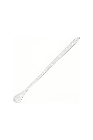 Gajeena Ti Çay Ve Kahve Karıştırıcı Kaşığı - 19cm Uzun Kollü, Dayanıklı Ve Hafif, Kare/daire Uç Seçenekli Gümüş Renkli Diğer