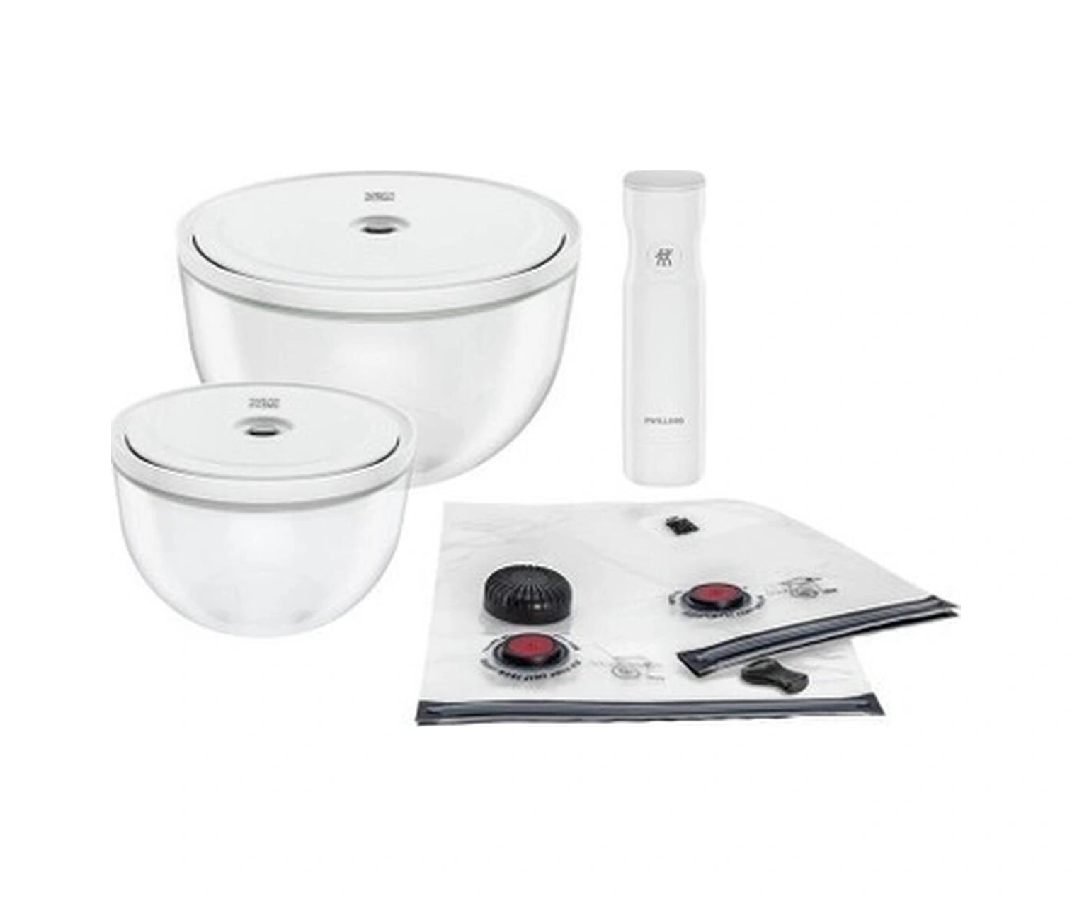 Zwilling Fresh Save Bowls Vakumlu Başlangıç Seti 9 Parça M-l Krem