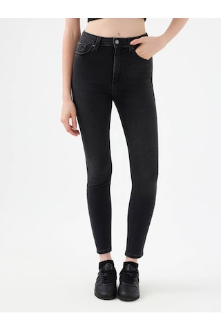 Loft Natalie Skinny Fit Antrasit Kadın Jean Pantolon Lf2037055 Antrasit