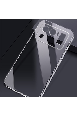 Xiaomi Mi 11 Ultra Kılıf İnce Kamera Korumalı Şeffaf Silikon