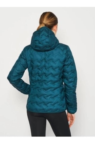 Columbia Wk0260-666 Delta Ridge Down Hooded Jacket Kadın Mont Turkuaz