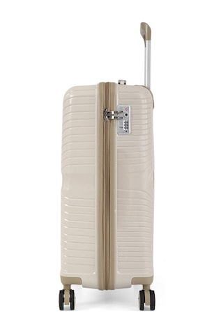 Ççs 5239 Polipropilen Kabin Boy Valiz Beyaz-bej Beyaz - Bej