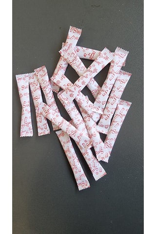 Self Stick Şeker Tek Kullanımlık Toz Şeker Vıp Tasarım 3 Gr X 200