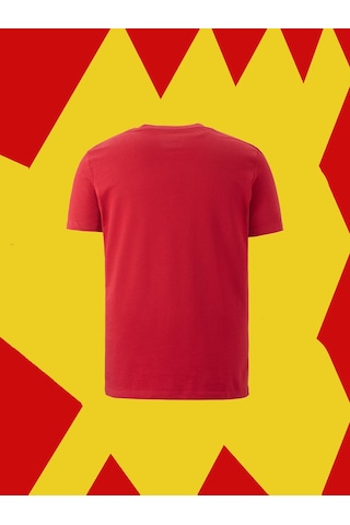 Gsstore Galatasaray Lisanslı 5 Yıldızlı Özel Kırmızı T-shirt Kırmızı