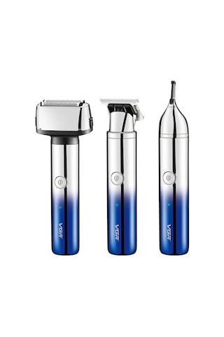 Vkemall Vgr365 3 Lü Şarjlı Erkek Tıraş Makinesi - Sakal, Saç Ve Kaş Kırpma Aleti