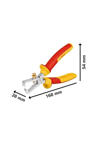 Professional, Profesyonel Vde Kablo Sıyırma Pensesi 160mm, 1600a02ne7, Mavi