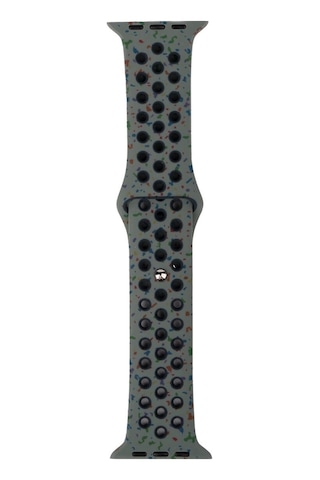 Apple Uyumlu Watch 40mm Kordon Yeni Seri 2023 Krd-02 Silikon Strap Kayış