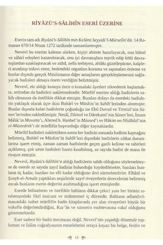 Muhtasar Riyazü's-salihin Ciltli / İmam Nevevi