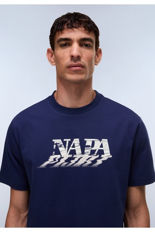 Napapijri S-lodestar Ss Erkek T-shirt-31974 Lacivert
