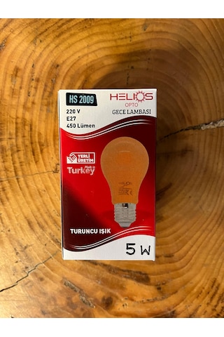Helios Hs-2009t 5w Turuncu Işık Gece Lambası