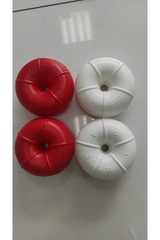 Parkur Şamandırası No8 13 Cm Kırmızı Beyaz 500 Lü Paket Deniz Top