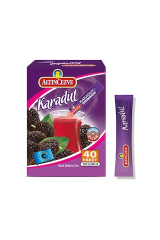 Altıncezve Karadut Aromalı Tek İçimlik İçecek Tozu 40 x 1.5 G