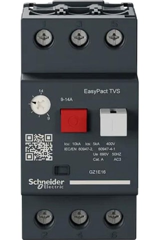 SCHNEİDER ELECTRİC Easypact Tvs Gz1E16 Motor Koruma Şalteri (9A-14A)