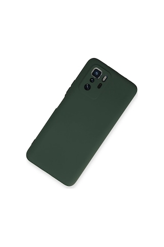 Newface Xiaomi Poco X3 Gt Kılıf Nano İçi Kadife Silikon - Semeglbl - 85 Koyu Yeşil