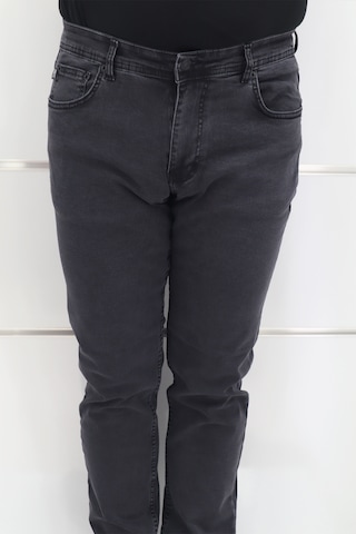 Denim Cartel Dmctekstil Erkek Füme Normal Bel Dar Kalıplı Boru Paça Jean Pantolon Füme