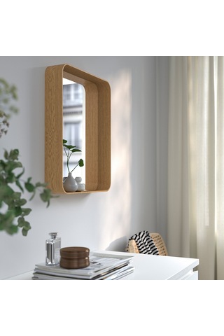 Ikea Dvärgsyren Duvar Aynası 40x50 Cm Naturel