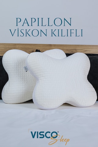 Visco Yastık Papillon Ortopedik Yastık 45x50x15 Cm