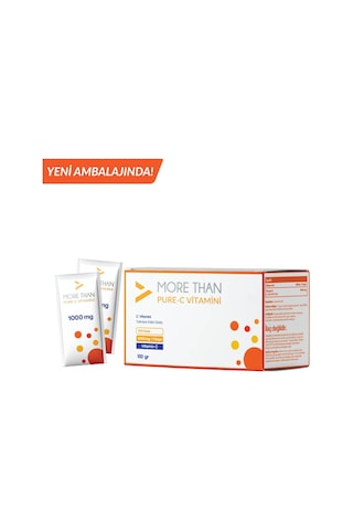 More Than Pure C 1000 Mg Saşe C Vitamini Ascorbic Acid