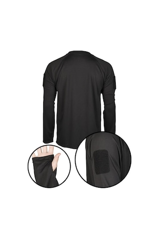 Sturm Tactical Quick Dry Siyah T-Shirt Siyah