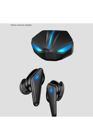 Tam Kablosuz Oyuncu Kulaklığı 5.0 Bluetooth Led Kontrollü Yeni Nesil 00