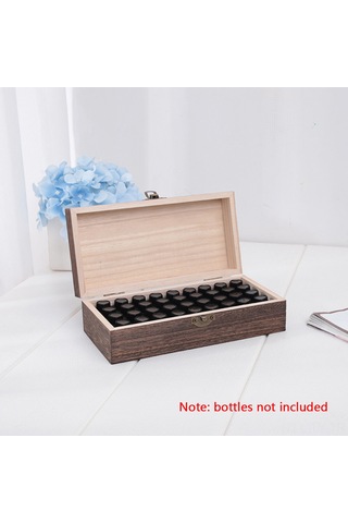 Teltree Ahşap Esans Yağı Saklama Kutusu - 1-3ml Şişeler İçin Dayanıklı Ve Şık Organizasyon Çözümü Diğer