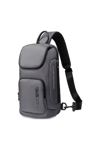 Bange Bg-7565 Erkek Kilitli Crossbody Göğüs Çantası 001