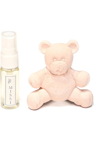 Pembe Ayıcık Taşlı Vanilya Sandal Araba/araç Kokusu 20 Ml Esans İle Birlikte
